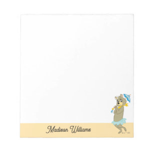 Cindy Beer Holding Parasol Notitieblok