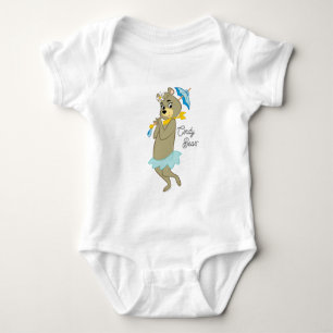 Cindy Beer Holding Parasol Romper