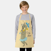 Cindy Beer Holding Parasol Schort (Gedragen)