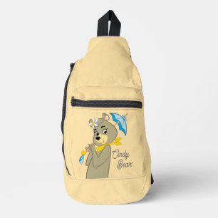 Cindy Beer Holding Parasol Sling Bag