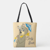 Cindy Beer Holding Parasol Tote Bag (Achterkant)