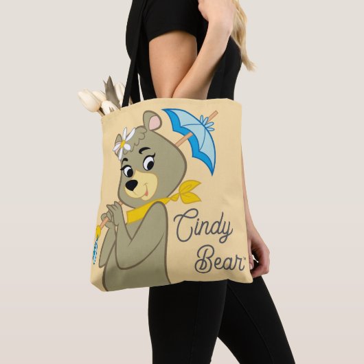 Cindy Beer Holding Parasol Tote Bag (Dichtbij)