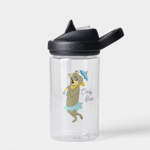 Cindy Beer Holding Parasol Waterfles