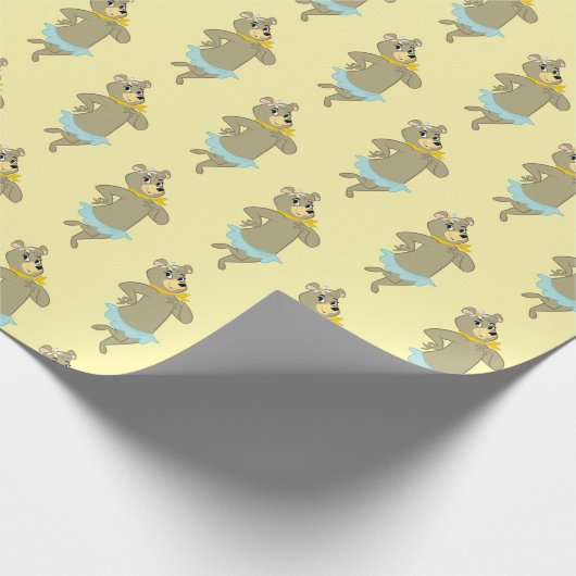 Cindy Beer speelse pose Cadeaupapier (Hoek)