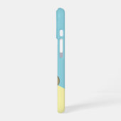 Cindy Beer Speelse Pose iPhone 16 Hoesje (Linkerkant)