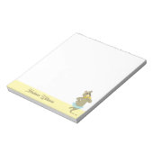 Cindy Beer speelse pose Notitieblok (Linkerzijde)