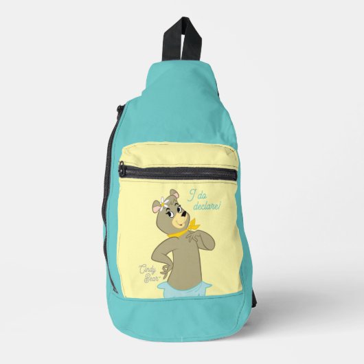 Cindy Beer speelse pose Sling Bag (Voorkant)