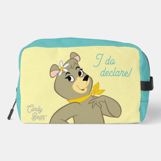 Cindy Beer speelse pose Toilettasje (Achterkant)