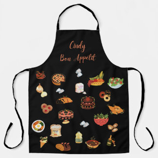 Cindy Bon Appetit Food Keuken Chef Schort