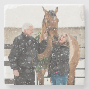 Cindy en Irish Marble Stone Onderzetter - Design D