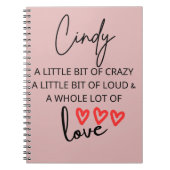 Cindy Lotta Love Notitieboek (Voorkant)