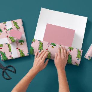 Cindy-Lou, die en kerstboompatroon Cadeaupapier