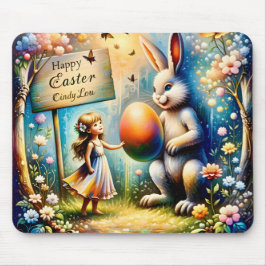 CINDY LOU ~ Easter Bunny Egg Flowers ~ Muismat