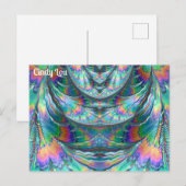 CINDY LOU ~ Oozing Pastels ~ 3D Fractal Design ~ Briefkaart (Voorkant / Achterkant)