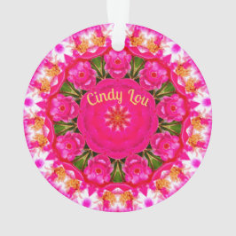 CINDY LOU ~ ROOS LOVER ~ 0rnament ~ acryl ~ Ornament