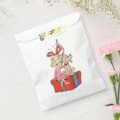 Cindy Lou Who and Max on a Present Bedankzakje (Gezegeld)