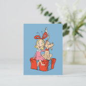 Cindy Lou Who and Max on a Present Briefkaart (Staand voorkant)
