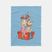 Cindy Lou Who and Max on a Present Fleece Deken (Voorkant)