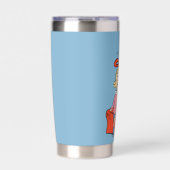 Cindy Lou Who and Max on a Present Geïsoleerde Drinkbeker (Voorkant)