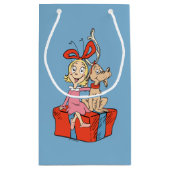 Cindy Lou Who and Max on a Present Klein Cadeauzakje (Achterkant)