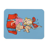 Cindy Lou Who and Max on a Present Magneet (Horizontaal)