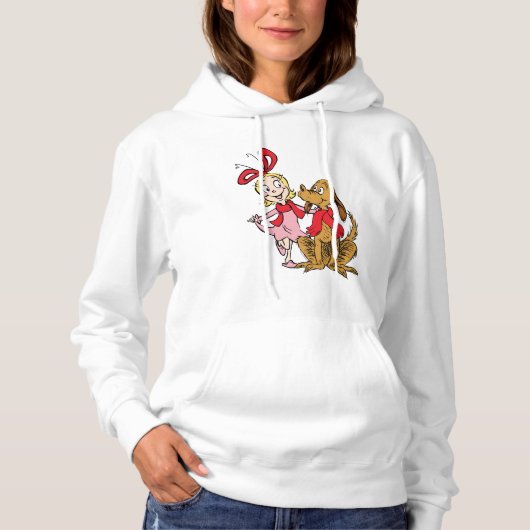 Cindy Lou Who and Max the Dog Hoodie (Voorkant)