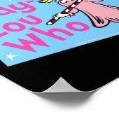 Cindy Lou Who Candy Cane  Poster (Hoek)