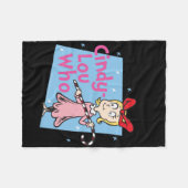 Cindy Lou Who Candy Cane T Shirt  Fleece Deken (Voorkant (Horizontaal))