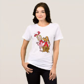 Cindy Lou Who en Max de Hond Tri-Blend Shirt (Voorkant volledig)