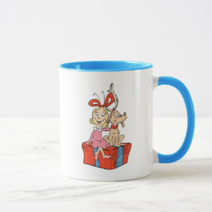 Cindy Lou Who en Max op een cadeau Mok