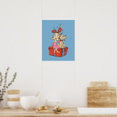 Cindy Lou Who en Max op een cadeau Poster (Keuken)