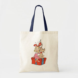 Cindy Lou Who en Max op een cadeau Tote Bag