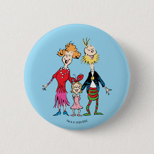 Cindy Lou Who's familieportret Ronde Button 5,7 Cm