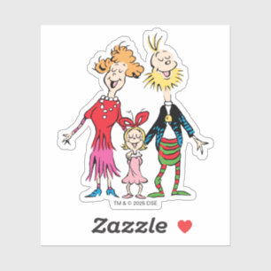Cindy Lou Who's familieportret Sticker