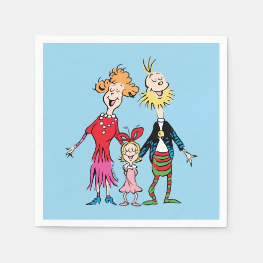 Cindy Lou Who's Family Portrait Servet (Voorkant)