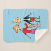 Cindy Lou Who's Family Portrait Sherpa Deken (Voorkant (horizontaal))