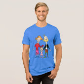 Cindy Lou Who's Family Portrait Tri-Blend Shirt (Voorkant volledig)