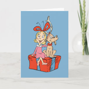 Cindy Lou Wie en Max op een Kadootje Kaart