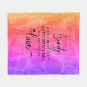 Cindy Love Fleece Deken (Voorkant (Horizontaal))