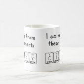 Cindy periodieke lijstnaam mok (Center)