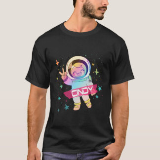 Cindy Schattige naam met astronaut T-shirt