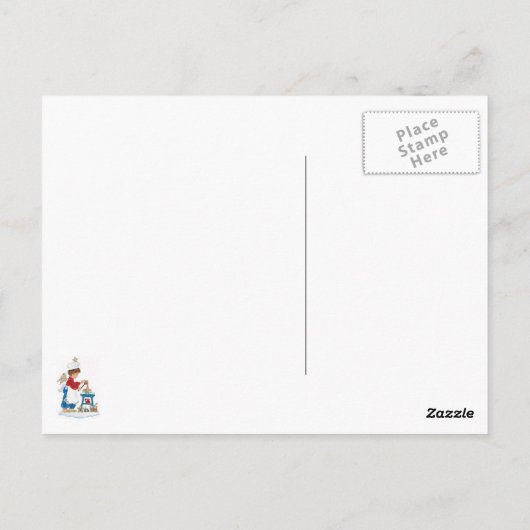 Cindy's Baking Angels Briefkaart voor de troepenma (Achterkant)