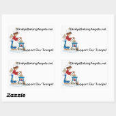 Cindy's Baking Angels Goodie Box Stickers! Rechthoekige Sticker (Vel)