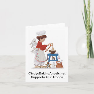 Cindy's Baking Angels Note Kaart