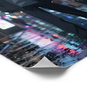 Cine-anime Neon Stad Poster  (Hoek)