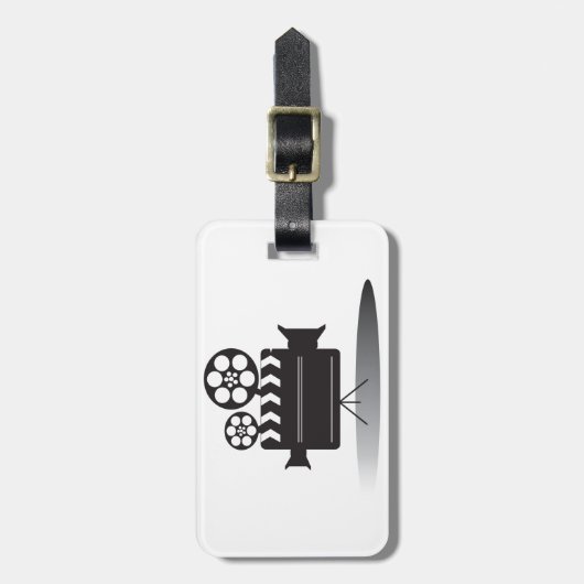 Cine Camera Bagagelabel (Voorkant verticaal)