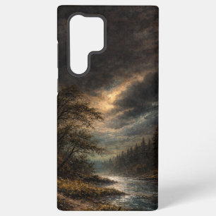 Cineastisch droomlandschap van een bergstroom samsung galaxy hoesje