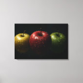 Cineastische Appels Hyperrealistische Macro Stille Canvas Afdruk (Voorkant)