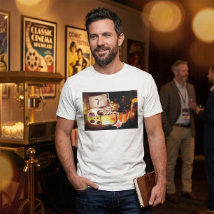 Cineastische Filmrol en Klapbord T-shirt