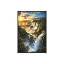 Cineastische Iguazu-watervallen Argentinië Brazili